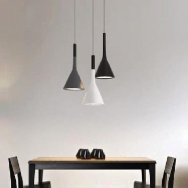 TCF61T3: Đèn thả 3 bóng ( Đế đèn tròn hoặc dài) - Bóng đèn E27 x 3 bóng