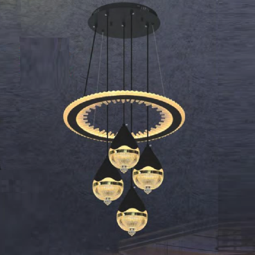 NB 620/4: Đèn thả LED - KT: Ø400mm x H800mm - Đèn LED đổi 3 màu