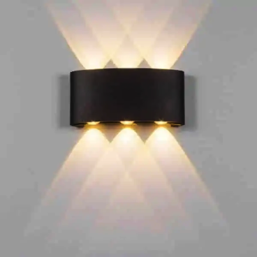 LH - VNT - 621 - 19: Đèn gắn tường ngoài trời - KT: W160mm x H75mm - Đèn LED ánh sáng vàng 3500K