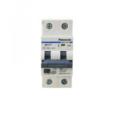 BBDE26331CNV: RCBO 63A 2P