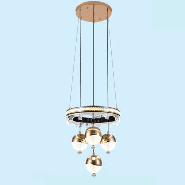 HF -TL 6368/4: Đèn thả LED - KT: Ø400 x H1000mm - Đèn LED 48W đổi 3 màu