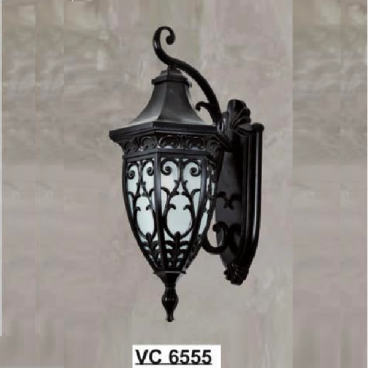 SN - VC 6555: Đèn gắn tường ngoài trời - KT: Ø200mm x H400mm - Bóng đèn E27 x 1