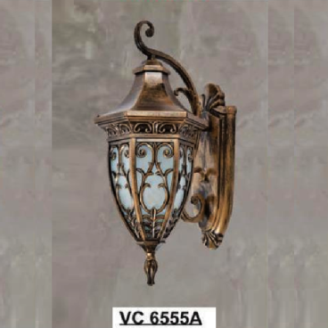 SN - VC 6555A: Đèn gắn tường ngoài trời - KT: Ø200mm x H400mm - Bóng đèn E27 x 1