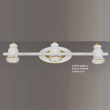 CODE: 6589 - 3: Đèn rọi tranh/gương 3 bóng  - KT: L460mm - Đèn LED ánh sáng vàng