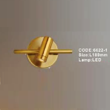 CODE: 6622 - 1: Đèn rọi tranh/gương đơn - KT: L180mm - Đèn LED ánh sáng vàng