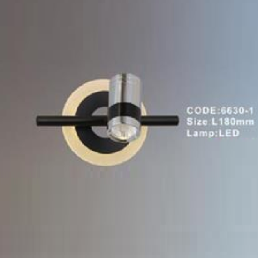 CODE: 6630 - 1: Đèn rọi tranh/rọi gương 1 bóng - KT: L180mm - Đèn LED ánh sáng vàng