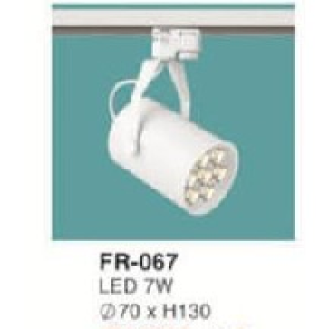 FR-067: Đèn rọi ray LED 7W - KT: Ø70mm x H130mm - Ánh sáng trắng/vàng