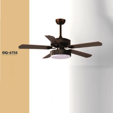ĐQ - 6755: Quạt trần đèn 5 cánh gỗ