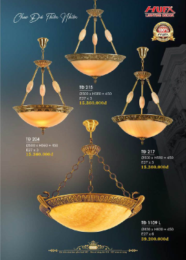 CATALOGUE ĐÈN HUFA ( CK TỪ 55%-65%)