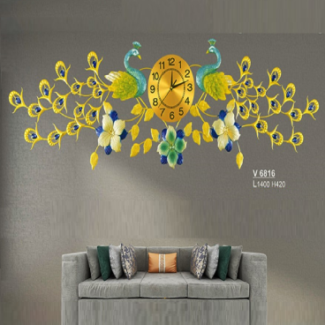SN - V 6816: Đồng hồ trang trí - KT: L1400mm x H420mm