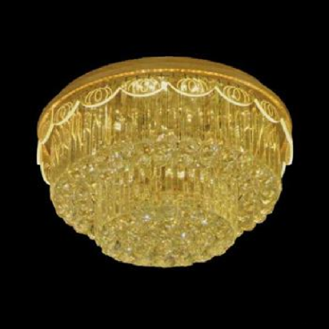 E - MFL -101: Áp trần Phale LED, 75 Hạt Phale K9  - KT: Ø550mm - Đèn LED + Đèn chân E14 - Remote