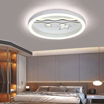 VE - MT - 7032: Đèn ốp trần LED - KT: Ø480mm x H100mm - Đèn LED đổi 3 màu - Remote