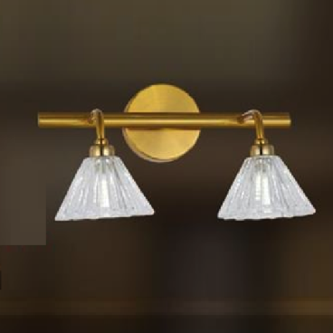 CODE: 7118 - 2: Đèn rọi tranh/roi gương đôi -  KT: L320mm   - Đèn LED ánh sáng vàng