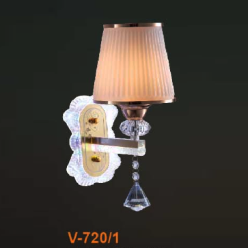 VE - V - 720-1: Đèn gắn tường đơn - KT: L140mm x H300mm - Bóng đèn E27 x 1