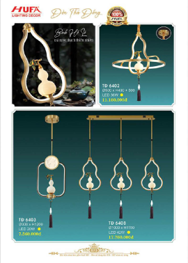 CATALOGUE ĐÈN HUFA ( CK TỪ 55%-65%)