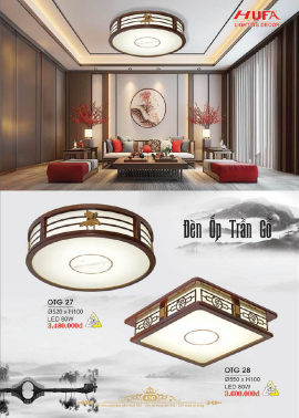 CATALOGUE ĐÈN HUFA ( CK TỪ 55%-65%)