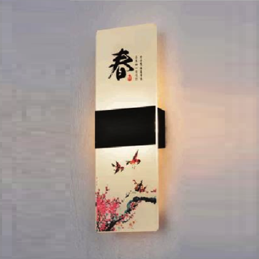 EU - V - 736: Đèn gắn tường LED - KT: L100mm x W115mm x H270mm - Đèn LED 10W ánh sáng đổi 3 màu