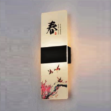 EU - V - 736: Đèn gắn tường LED - KT: L100mm x W115mm x H270mm - Đèn LED 10W ánh sáng đổi 3 màu