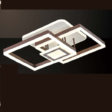 VE - MT - 7488/2: Đèn áp trần LED hình vuông - KT: L570mm x W570mm x H150 - Đèn LED đổi 3 màu