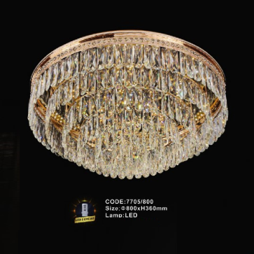 CODE: 7705/800: Đèn áp trần Phale - KT: Ø800mm x H360mm - Đèn LED