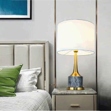 AU - ĐB - 7723: Đèn tủ đầu giường/ đặt bàn - KT: Ø380mm x H630mm - Đèn chân E27 x 1 bóng