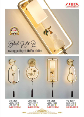 CATALOGUE ĐÈN HUFA ( CK TỪ 55%-65%)