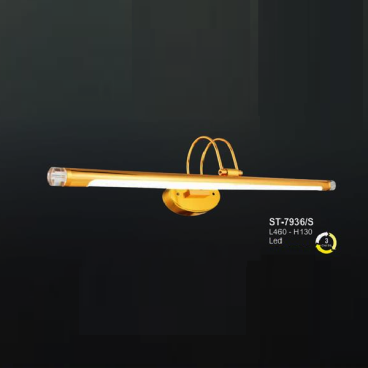 AN - ST - 7936/S: Đèn rọi tranh/rọi gương - KT: L460mm x H130mm - Đèn LED đổi 3 màu