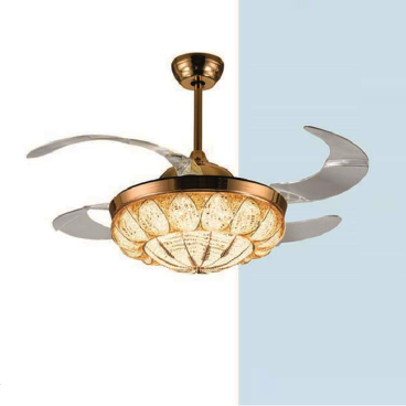 ĐQ - 8034: Quạt trần đèn cánh xếp