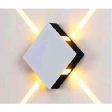 AN - VL - 8056/4- WH: Đèn gắn tường LED - KT: 120mm x 35mm - Đèn LED 12W ánh sáng vàng 3000K