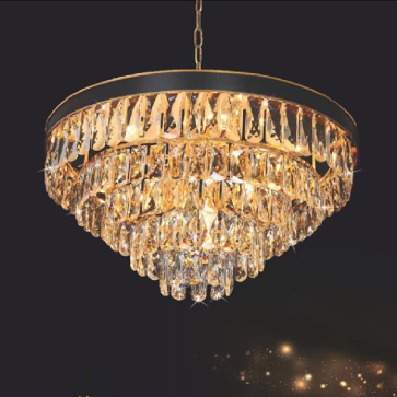 NC 8066: Đèn thả Phale - KT: Ø600mm x H350mm + 600mm - Đèn chân E14 x 12 bóng