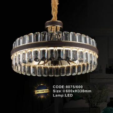 CODE: 8075/600: Đèn thả LED Phale -  KT: Ø600mm x H330mm - Đèn LED đổi 3 màu