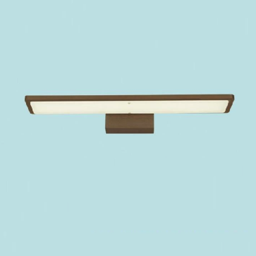 355 - RTA 80S Nâu: Đèn rọi tranh/rọi gương thân màu nâu - KT: L450mm x H150mm - Đèn LED ánh sáng đổi 3 màu