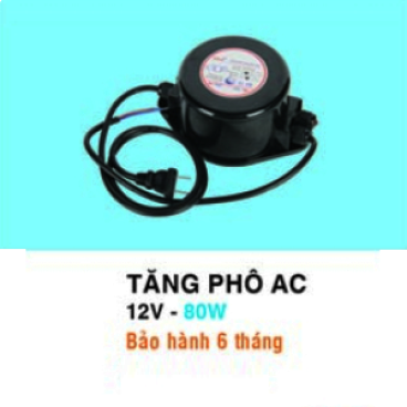 Phụ kiện 3: Tăng phô dùng cho đèn âm sàn dưới nước 80W 12V