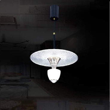 TH - 8142-23: Đèn thả đơn LED - KT: Ø300mm x H900mm - Đèn LED đổi 3 màu