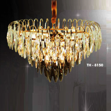 TH - 8150: Đèn thả Phale - KT: Ø600mm x H900mm - Đèn chân E14 x 13 bóng