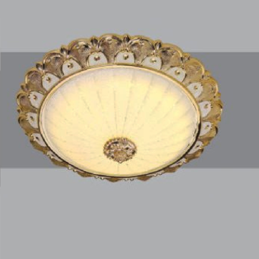 SN - OT 4162A: Đèn ốp trần chao thủy tinh - KT: Ø350mm - Đèn LED 12W ánh sáng đổi 3 màu