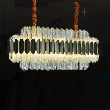 TH - 8174: Đèn thả Ngang - KT: L1000mm x H900mm - Đèn E14 x 12 bóng