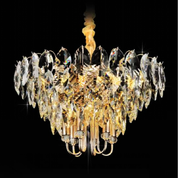 TH - 8155: Đèn thả Phale K9 cao cấp - KT: Ø600mm x H900mm - Đèn  chân E14 x 18 bóng