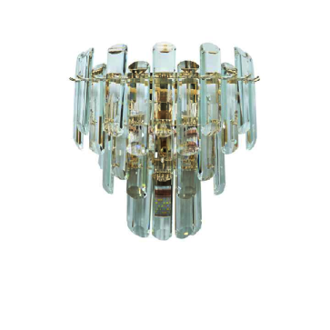 35 - VPL8188: Đèn gắn tường Phale K9 cao cấp - KT: L350mm x H320mm - Đèn chân E14 x 3 bóng