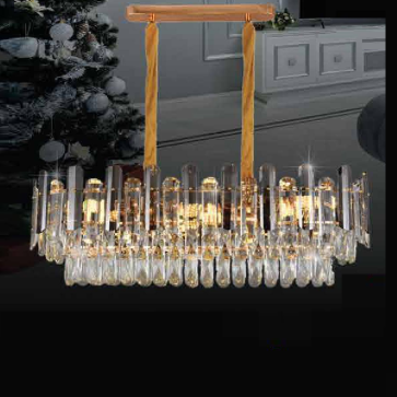 TH - 8195: Đèn thả Ngang phale - KT: L850mm x W350mm x H900mm - Đèn E14 x 10 bóng