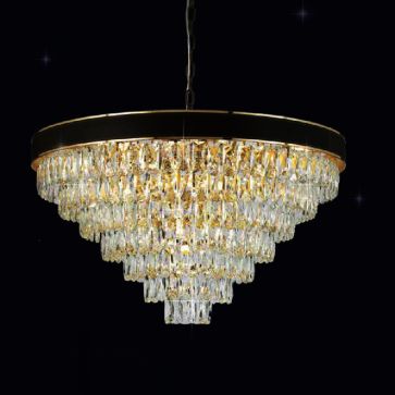 TH - 8212: Đèn thả Phale K9 cao cấp - KT : Ø500mm x H900mm - Đèn E14 x 11 bóng