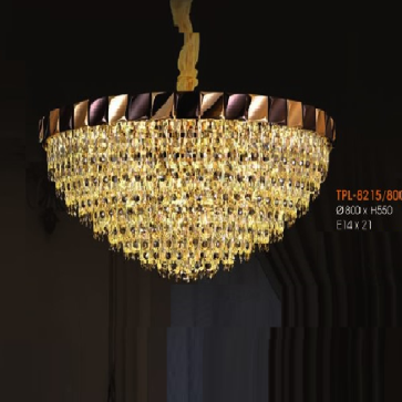 VE - TPL - 8215/800: Đèn thả Phale - KT: 800mm x H550mm - Đèn E14 x 21 bóng