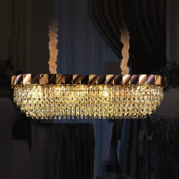 VE - TPL - 8215/1100 x 340: Đèn thả Phale Ngang - KT: L1100mm x H340mm - Bóng đèn E14 x 16 bóng