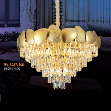 VER - TPL - 8237/800: Đèn thả Phale - KT: Ø800mm x H400mm - Đèn chân E14 x 18 bóng