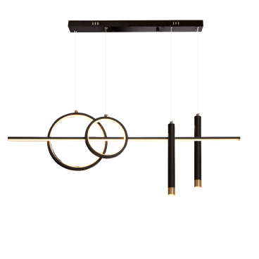 THCN 8245: Đèn thả ngang LED - KT: L1000mm x H900mm - Đèn LED đổi 3 màu