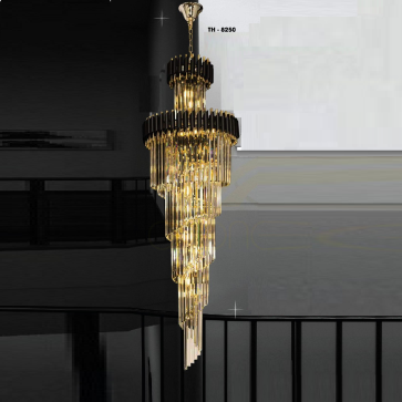 TH - 8250: Đèn thả Phale - KT: Ø600mm x H1800mm - Bóng đèn E14 x 29 bóng