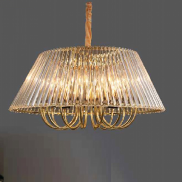 TH - 8284: Đèn thả Phale - KT: Ø600mm x H850mm - Đèn chân E14 x 8 bóng