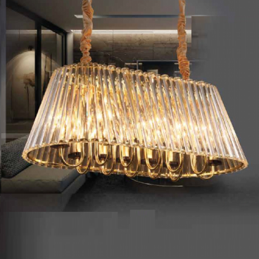 TH - 8285: Đèn thả ngang Phale - KT: L800mm x W380mm x H800mm - Đèn chân E14 x 12 bóng