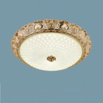 SN - OT 8290A: Đèn ốp trần chao thủy tinh - KT: Ø350mm - Đèn LED 12W ánh sáng đổi 3 màu