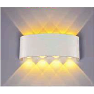 AN - VL - 8332/8WH: Đèn gắn tường ngoài trời  - KT: L200mm x H80mm - Đèn LED 8W ánh sáng vàng